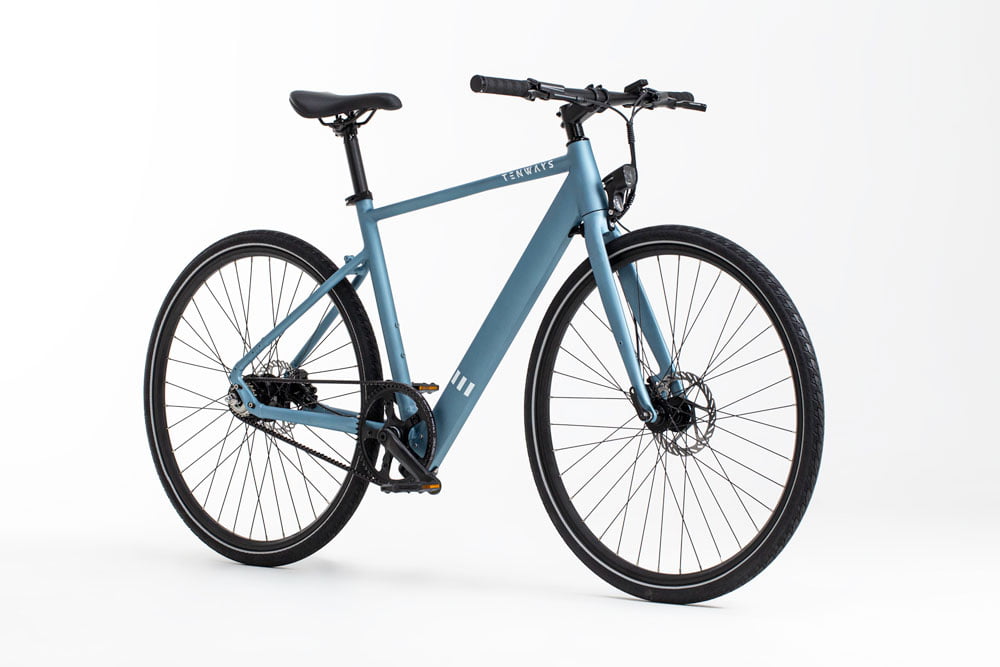 bicicleta eléctrica CGO600 Tenways - azul - URBAN ZERO