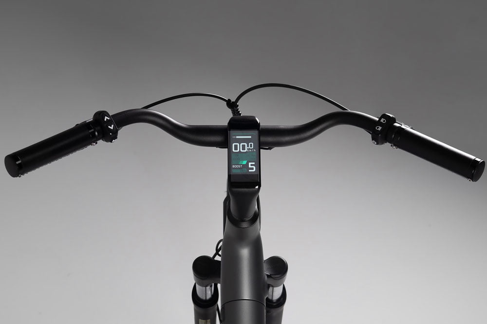manillar con pantalla de control - bicicleta eléctrica CGO800S Tenways - URBAN ZERO