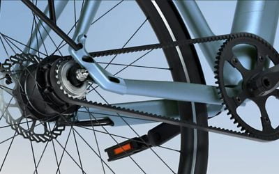 las bicicletas eléctricas con correa de carbono son el futuro de la movilidad urbana