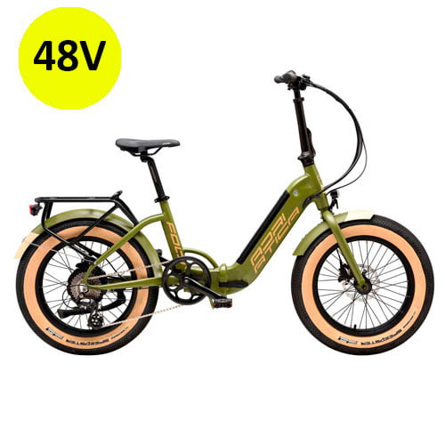 Bicicleta eléctrica - FATBIKE plegable con 48V - ADRIATICA FOLD- URBAN ZERO