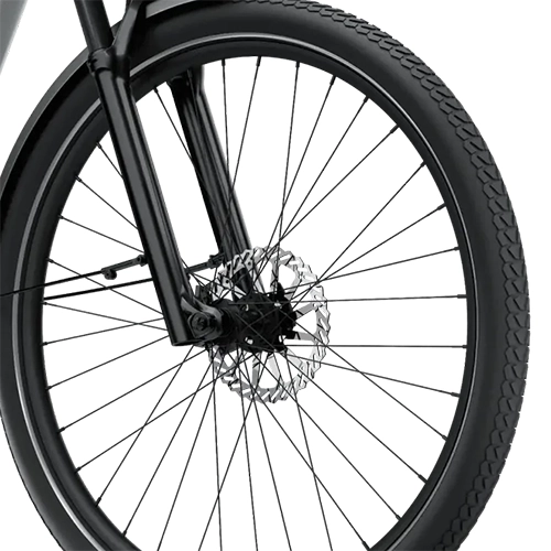 freno de disco hidráulico - bicicleta eléctrica Trekking AGO X Tenways con motor central 80Nm - URBAN ZERO