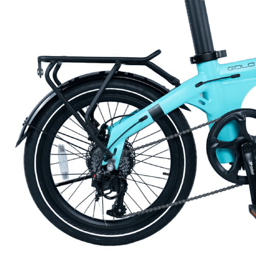 freno de disco hidraulico y cambio - Bicicleta eléctrica plegable Eolo de Flebi - URBAN ZERO