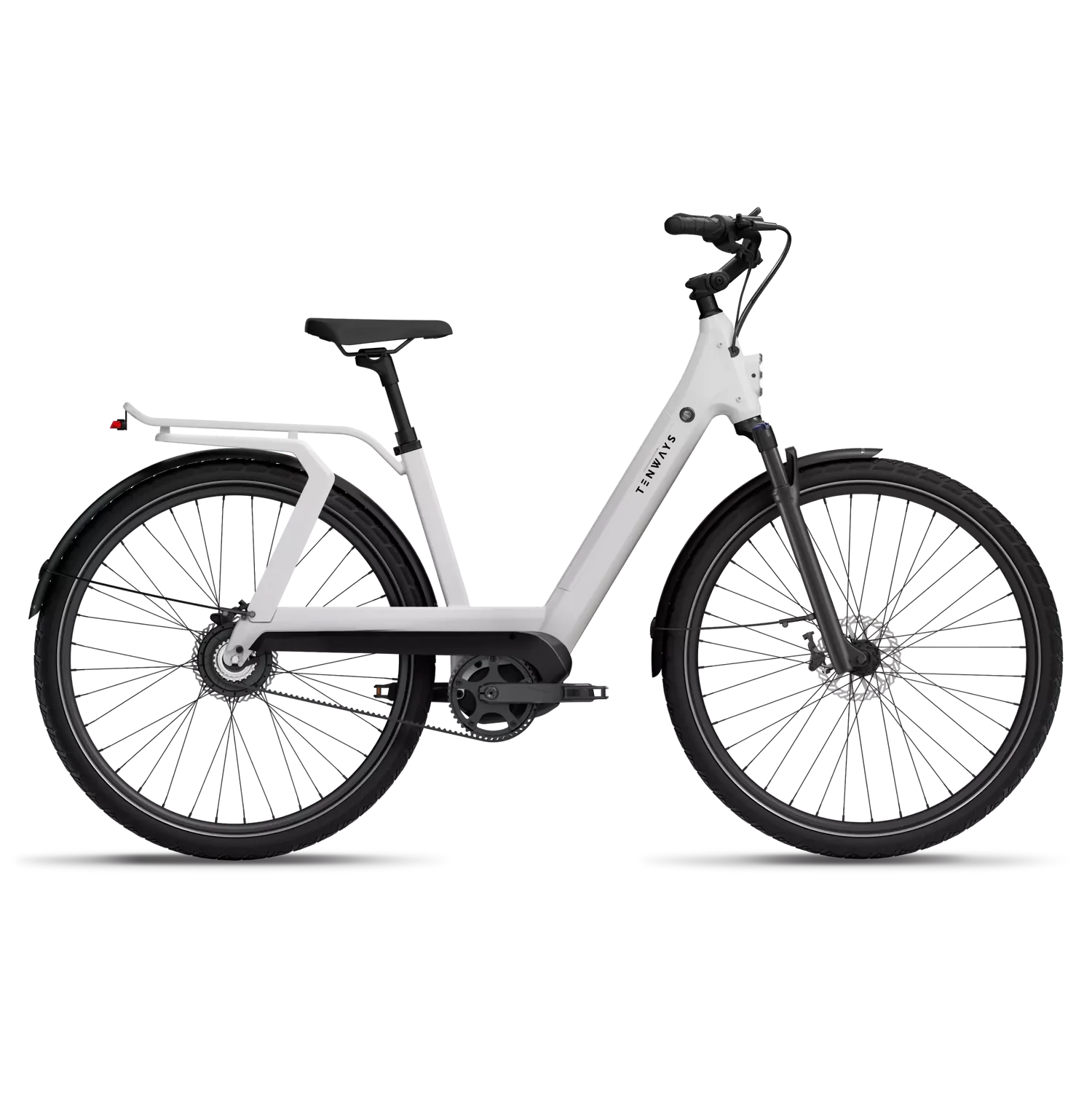 bicicleta eléctrica urbana AGO T - motor central, cambio enviolo, bateria 504Wh- TENWAYS - URBAN ZERO