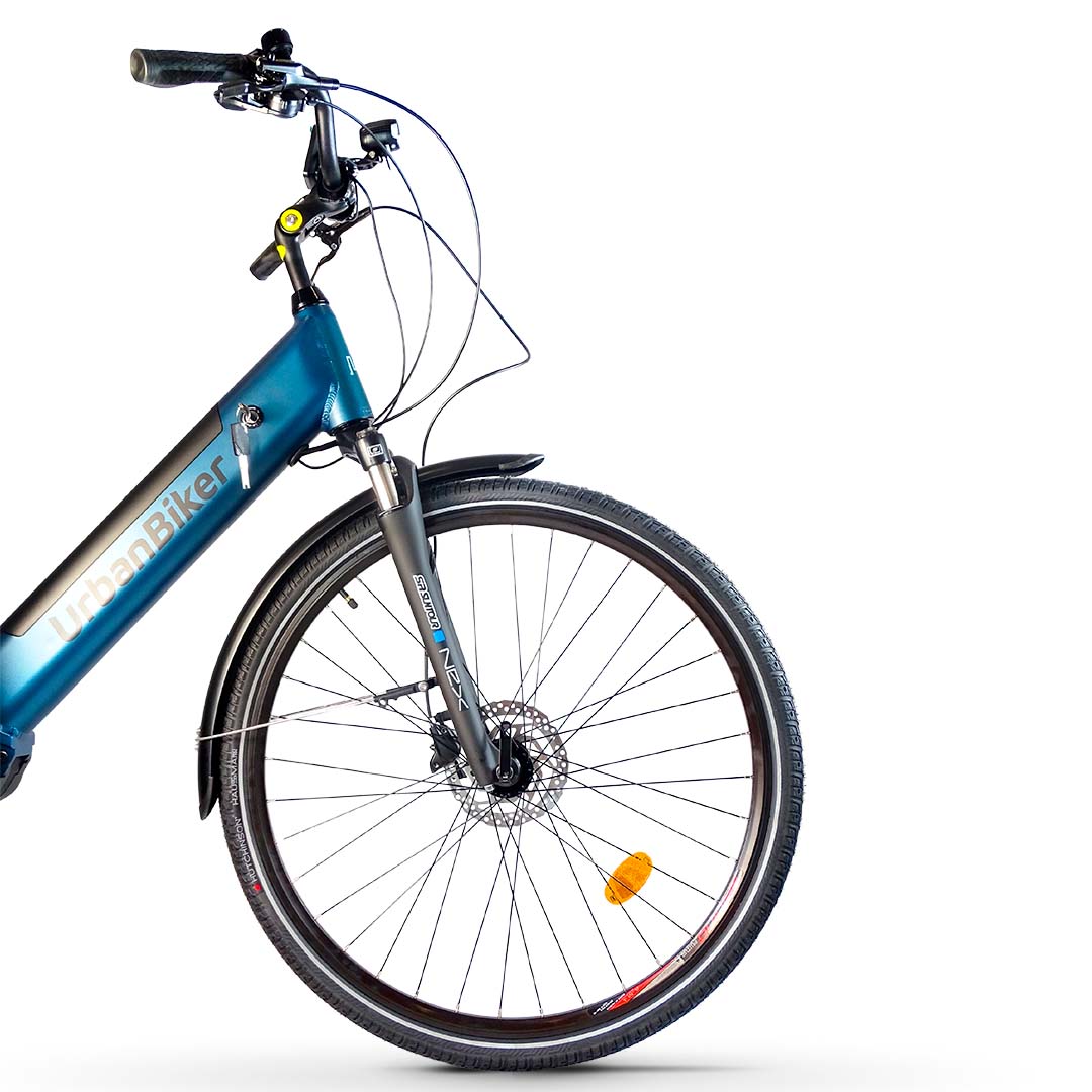 Bicicleta eléctrica urbana con motor central Sideny Plus de Urbanbiker - URBAN ZERO