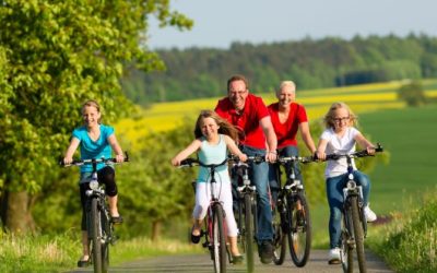 En bicicleta eléctrica la diversión en familia está garantizada