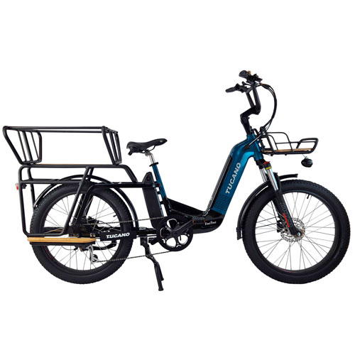 bicicleta eléctrica longtail - family bike - cargo bike - Tuc tuc Xroad Mid Motor Tucanobikes - URBAN ZERO - bicicleta eléctricas en Madrid