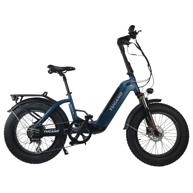 fatbike eléctrica plegable Monster Lowe Tucano bikes -bici con ruedas gordas - URBAN ZERO