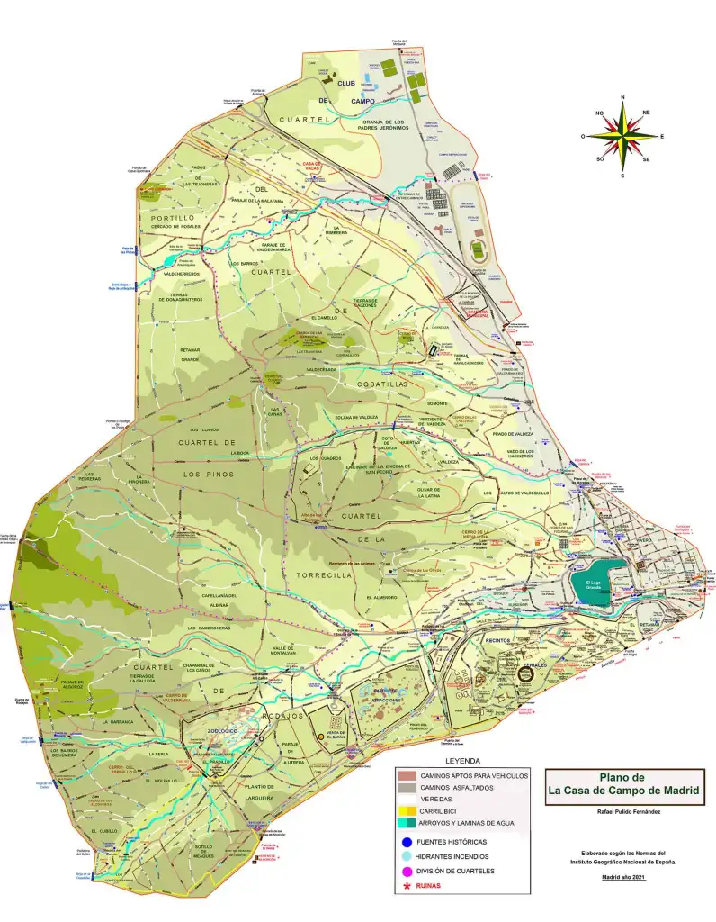 casa de campo en bicicleta eléctrica
