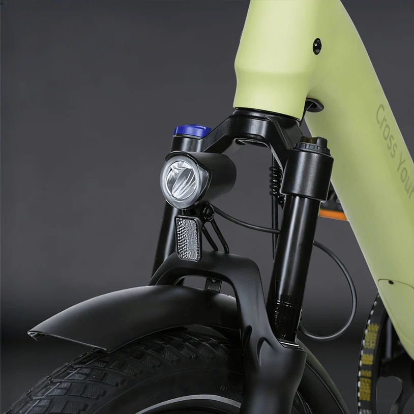 luz y suspensión - bicicleta eléctrica - ADO AIR ONE Madrid - URBAN ZERO