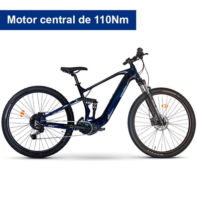 bicicleta eléctrica MTB doble suspensión - URBAN ZERO