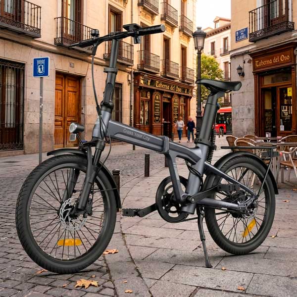 bicicleta eléctrica plegable ADO bikes Madrid-URBAN ZERO