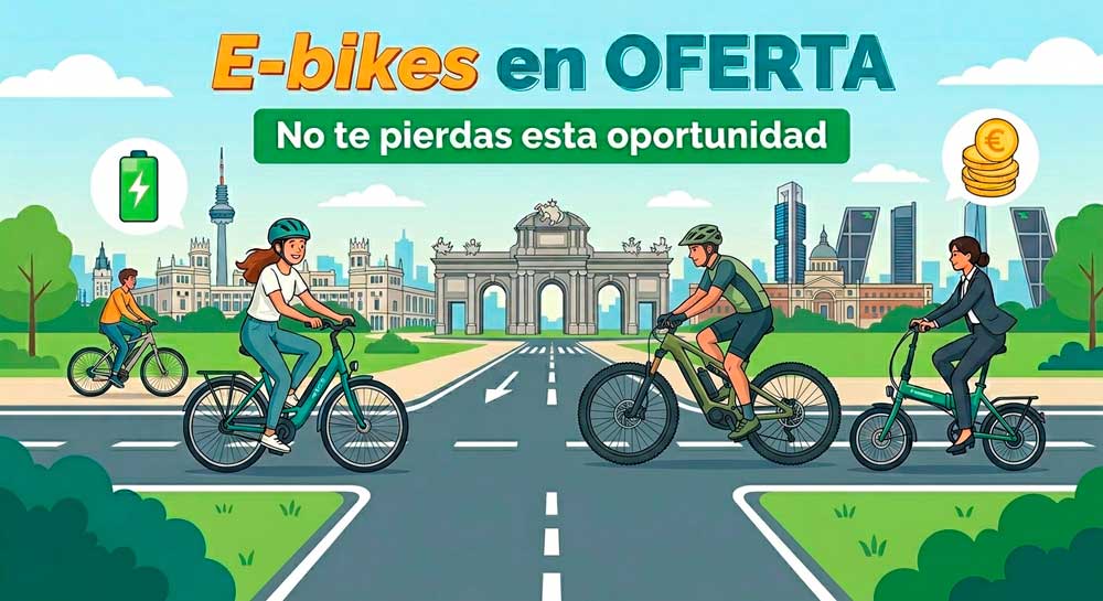 ofertas bicicleta eléctrica - compra bici eléctrica barata Madrid - URBAN ZERO ofertas bicicleta eléctrica - compra bici eléctrica barata Madrid - URBAN ZERO