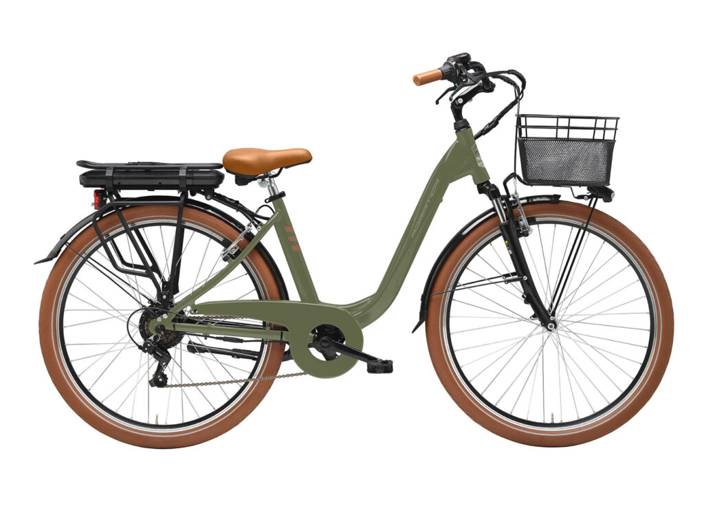 comprar bicicleta eléctrica urbana vintage en Madrid - ebike e2 Lady Adriatica