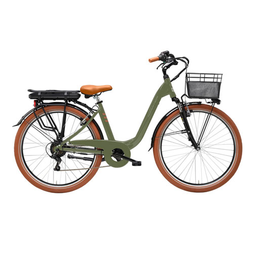 comprar bicicleta eléctrica urbana vintage en Madrid - ebike e2 Lady Adriatica